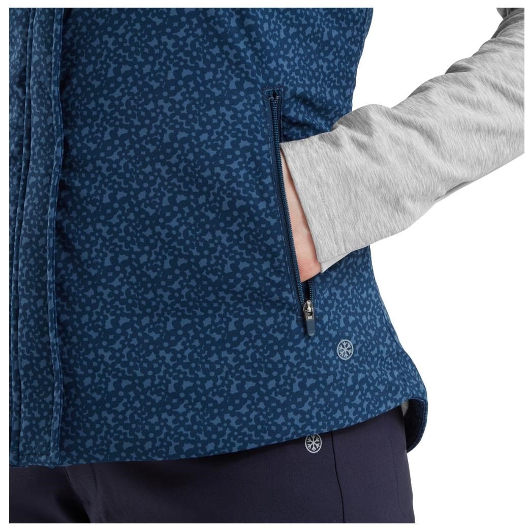 FootJoy ThermoSeries dámská vesta, floral tonal navy