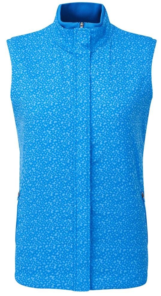 FootJoy ThermoSeries dámská vesta, floral tonal blue
