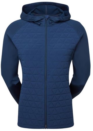 FootJoy Thermoseries Hybrid dámská mikina, floral tonal navy