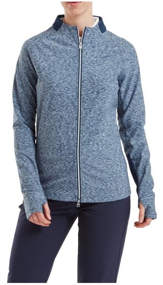 Footjoy Full-Zip Space Dye Thermal Midlayer dámská mikina, navy