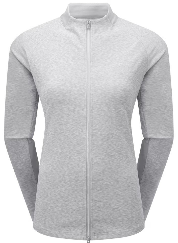 Footjoy Full-Zip Space Dye Thermal Midlayer dámská mikina, šedá
