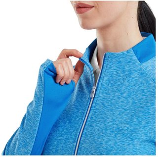 Footjoy Full-Zip Space Dye Thermal Midlayer dámská mikina, blue/aqua