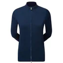 FootJoy Drirelease Full-Zip Lined dámský svetr, modrý