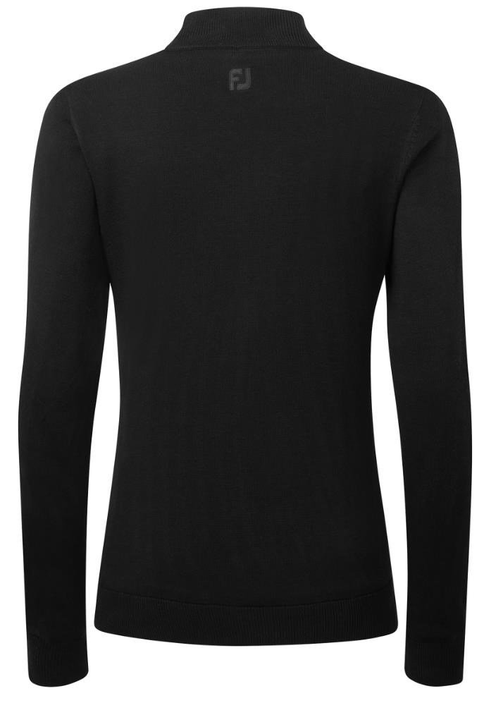 FootJoy Drirelease Full-Zip Lined dámský svetr, černý