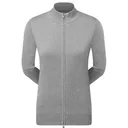 FootJoy Drirelease Full-Zip Lined dámský svetr, šedý