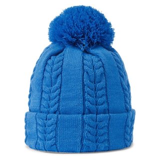 FootJoy Cable Knit Bobble dámská zimní čepice, modrá
