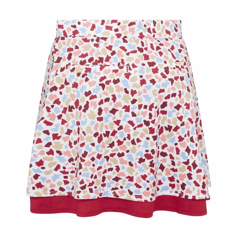 Callaway 17" Mosaic Print Flounce golfová sukně, brilliant white