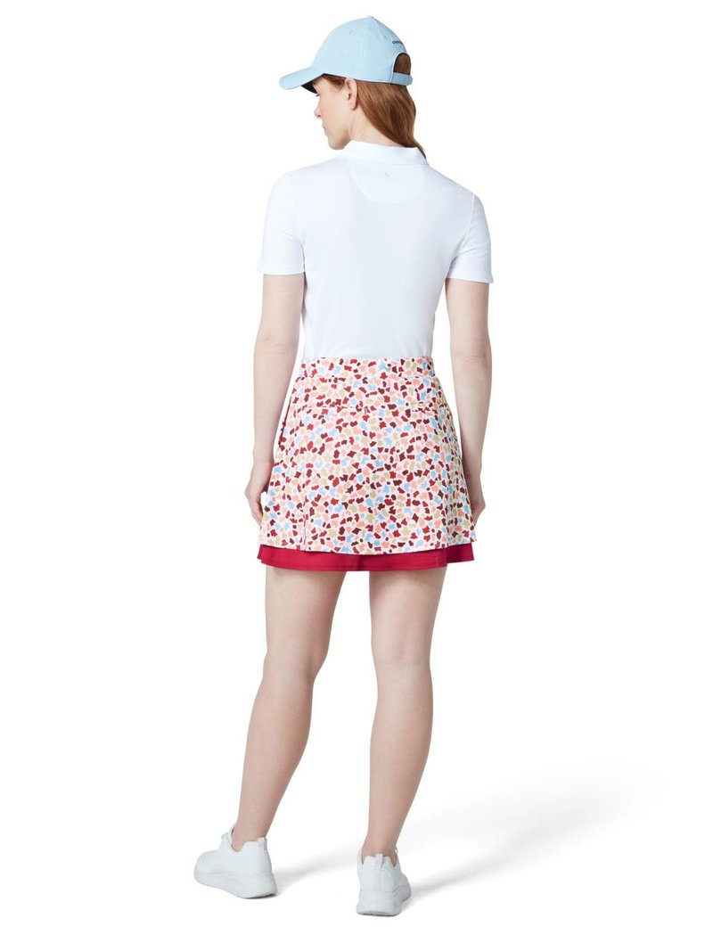 Callaway 17" Mosaic Print Flounce golfová sukně, brilliant white