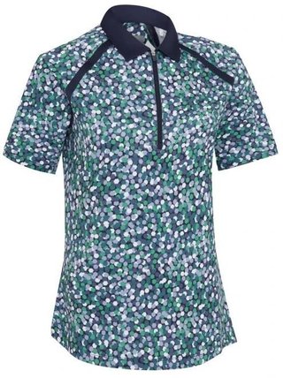 Callaway Hexagon Geo Raglan dámské polo, tmavě modré (peacoat)