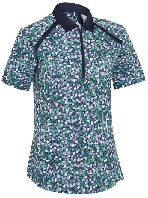 Callaway Hexagon Geo Raglan dámské polo, tmavě modré (peacoat)