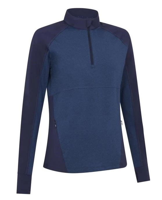 Callaway Lightweight Heathered dámská mikina, modrá