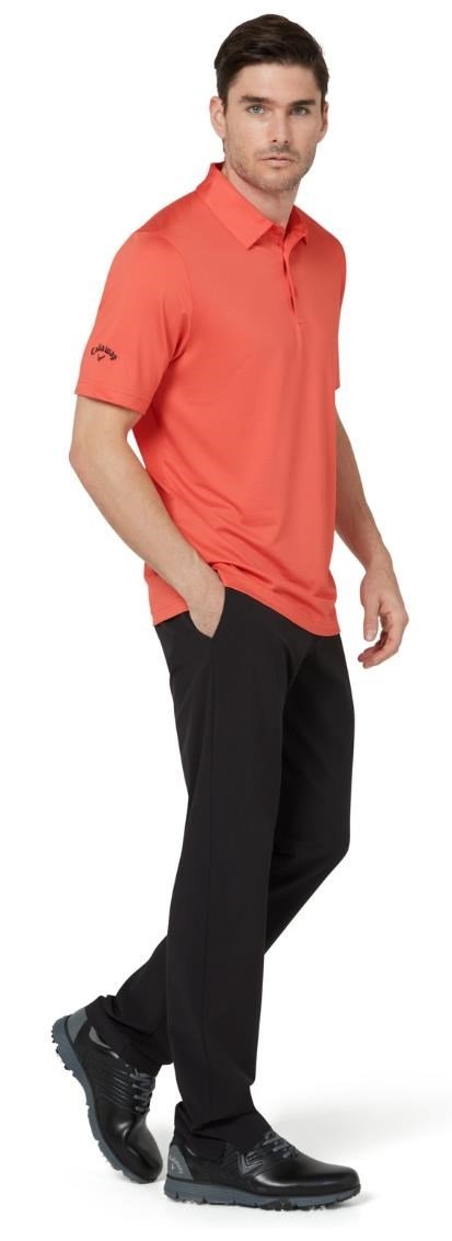 Callaway Swing Tech Solid pánské polo, spiced coral