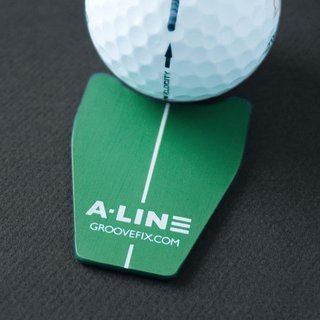 Groovefix A-Line Ball Marker and Putting Alignment Aid markovátko, zelené