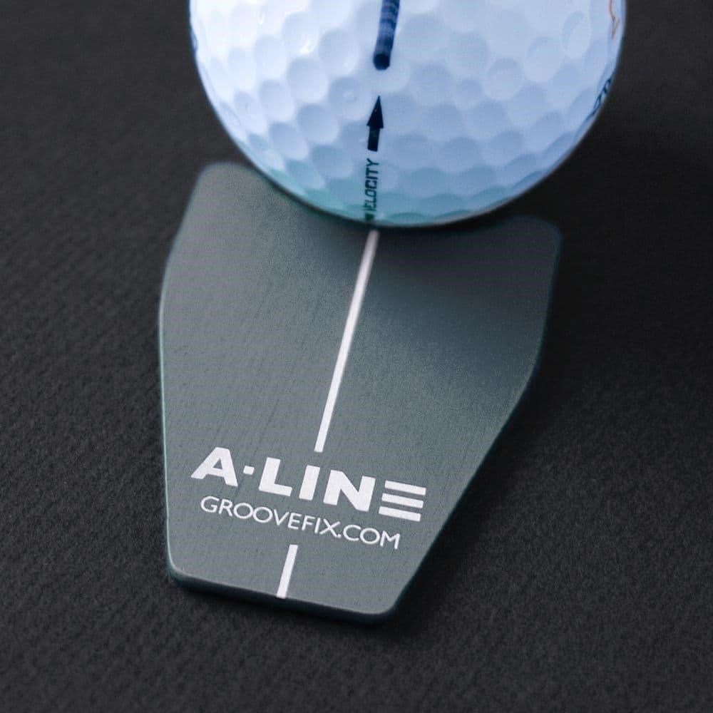 Groovefix A-Line Ball Marker and Putting Alignment Aid markovátko, šedé