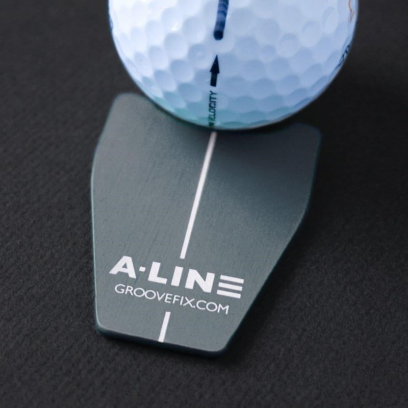Groovefix A-Line Ball Marker and Putting Alignment Aid markovátko, šedé
