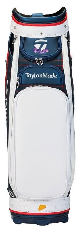 TaylorMade Patriotic Plaid staff bag, červeno/bílo/modrý