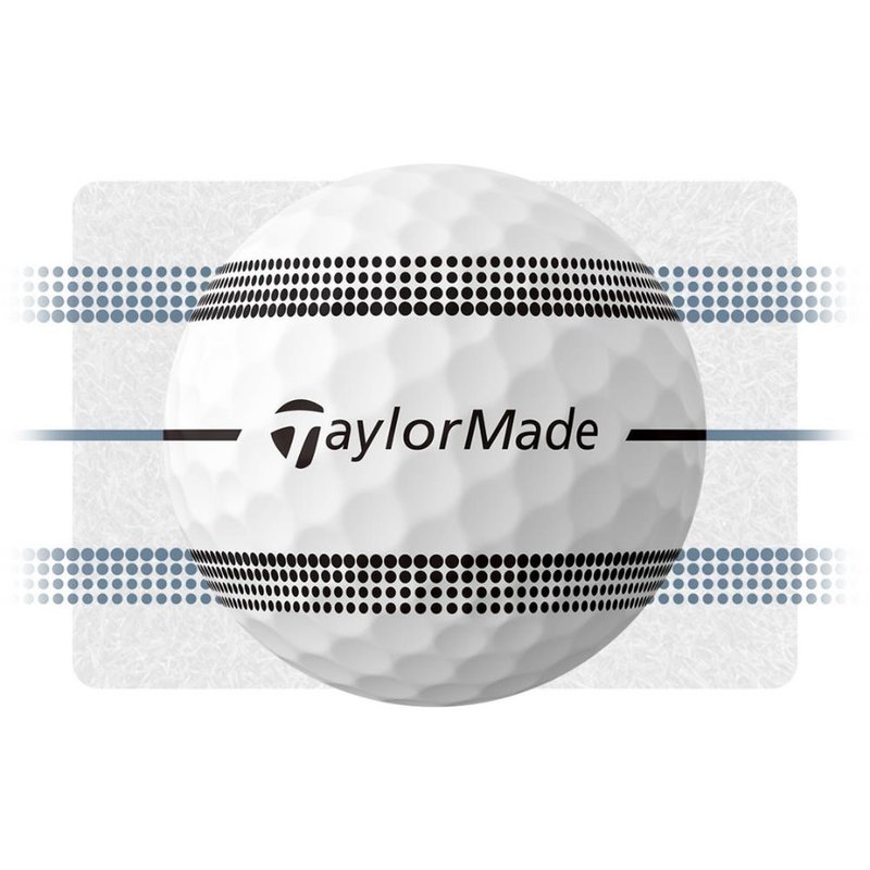 TaylorMade TP5x Stripe golfové míčky