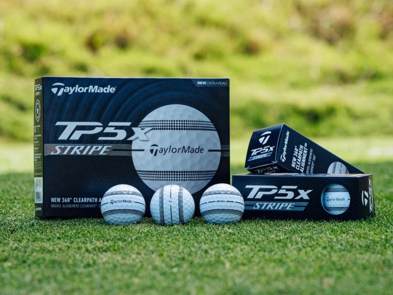 TaylorMade TP5x Stripe golfové míčky