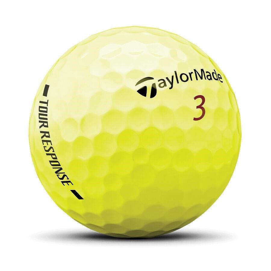 TaylorMade Tour Response golfové míčky, žluté