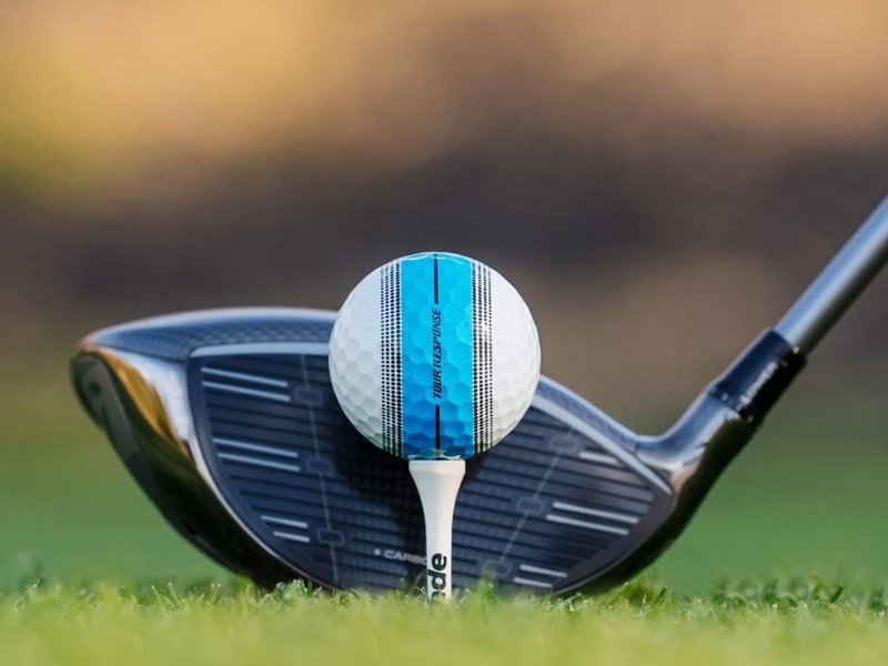 TaylorMade Tour Response Neon Stripe golfové míčky, multi-pack