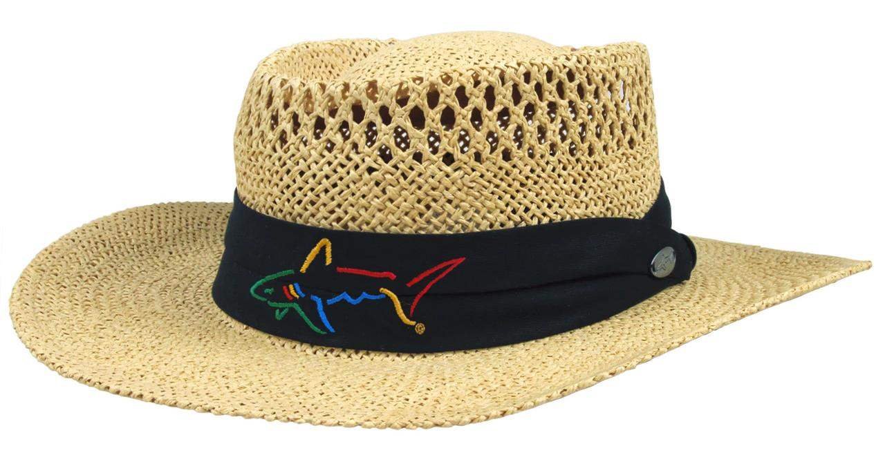 Greg Norman Signature Straw klobouk, natural