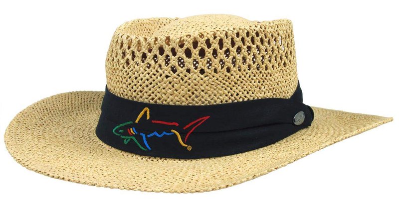 Greg Norman Signature Straw klobouk, natural