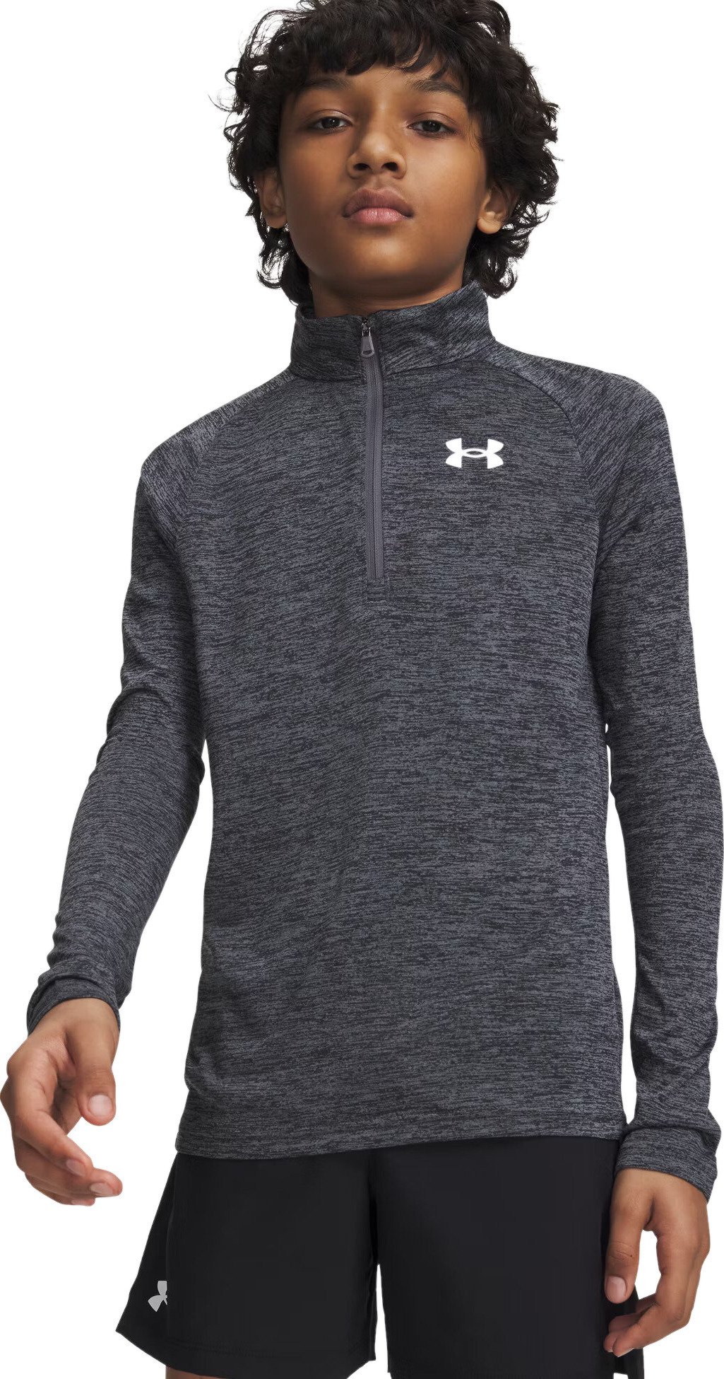 Under Armour Tech 2.0 1/2 Zip junior dětská mikina, šedá