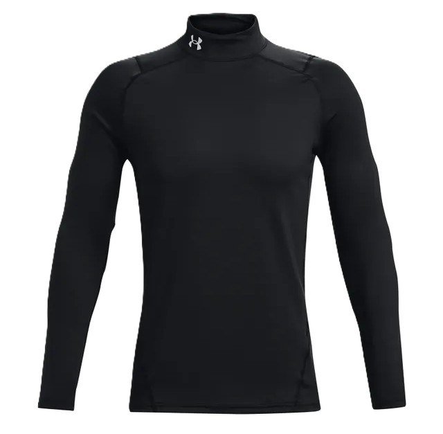 Under Armour CG Armour Fitted Mock pánské funkční tričko, černé