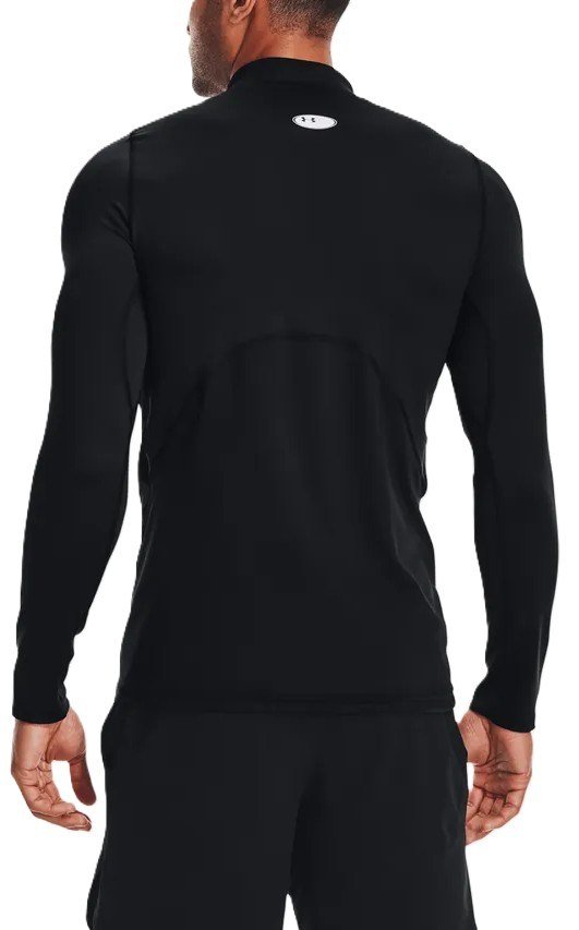 Under Armour CG Armour Fitted Mock pánské funkční tričko, černé