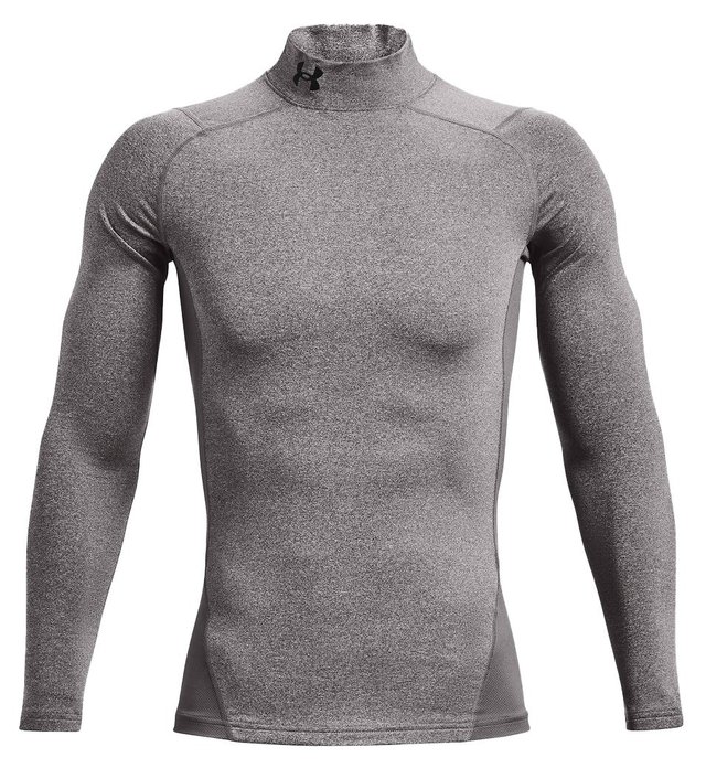 Under Armour CG Armour Fitted Mock pánské funkční tričko, šedé