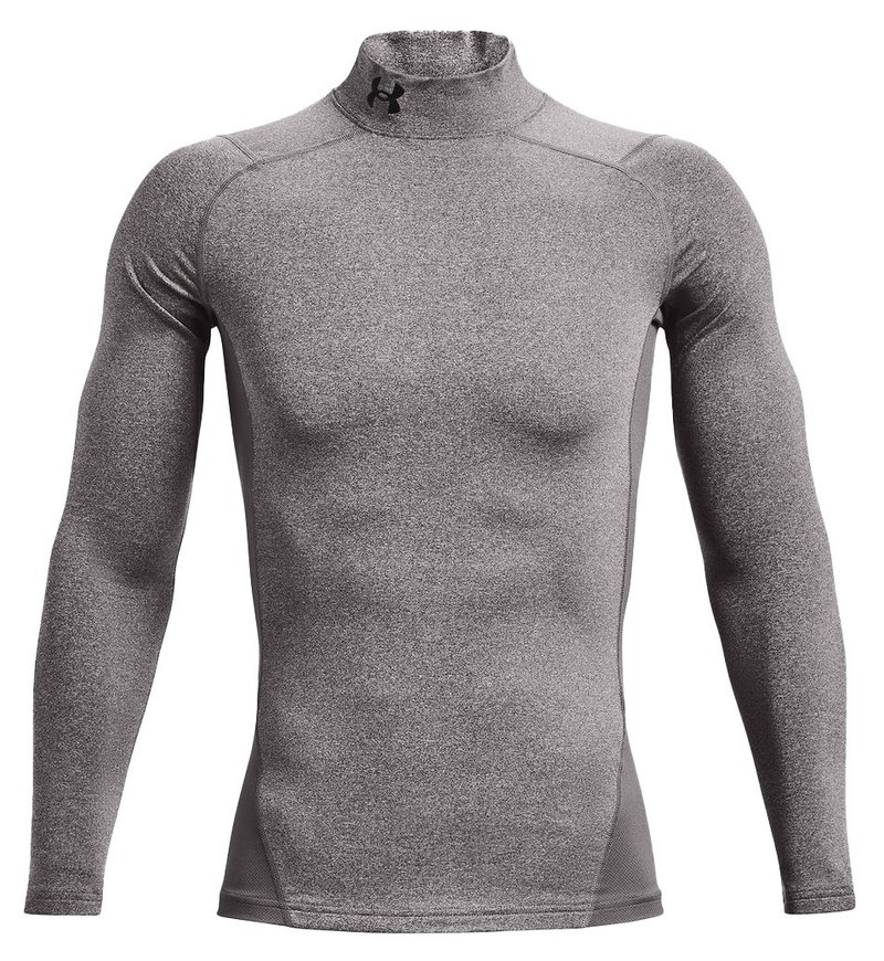 Under Armour CG Armour Fitted Mock pánské funkční tričko, šedé