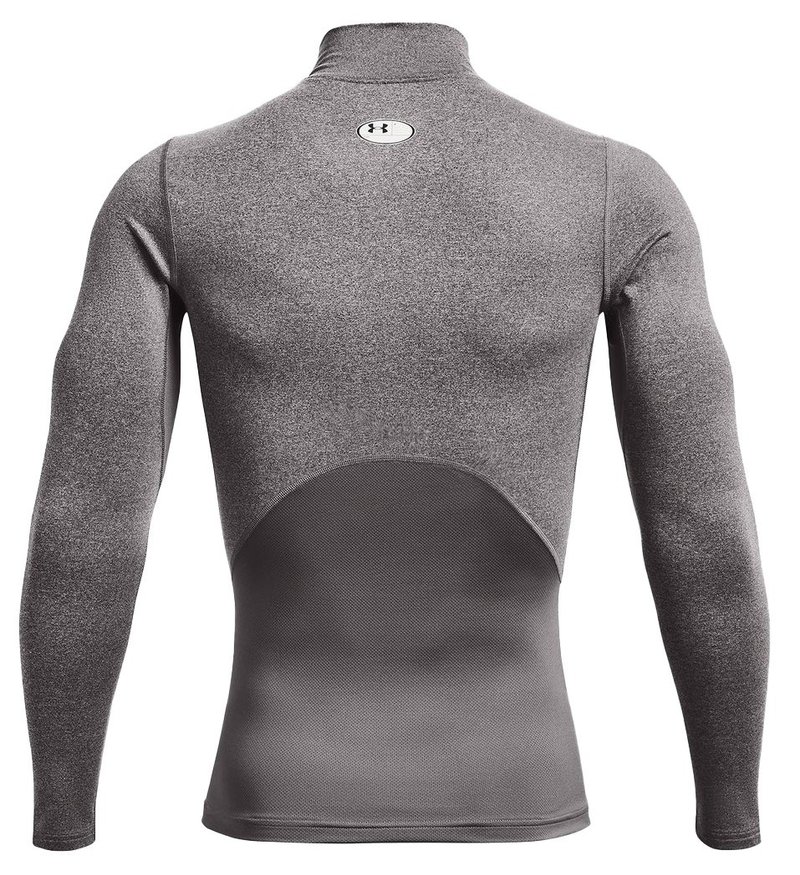 Under Armour CG Armour Fitted Mock pánské funkční tričko, šedé