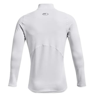 Under Armour CG Armour Fitted Mock pánské funkční tričko, bílé