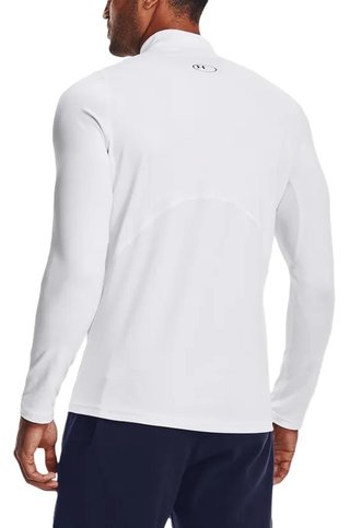 Under Armour CG Armour Fitted Mock pánské funkční tričko, bílé