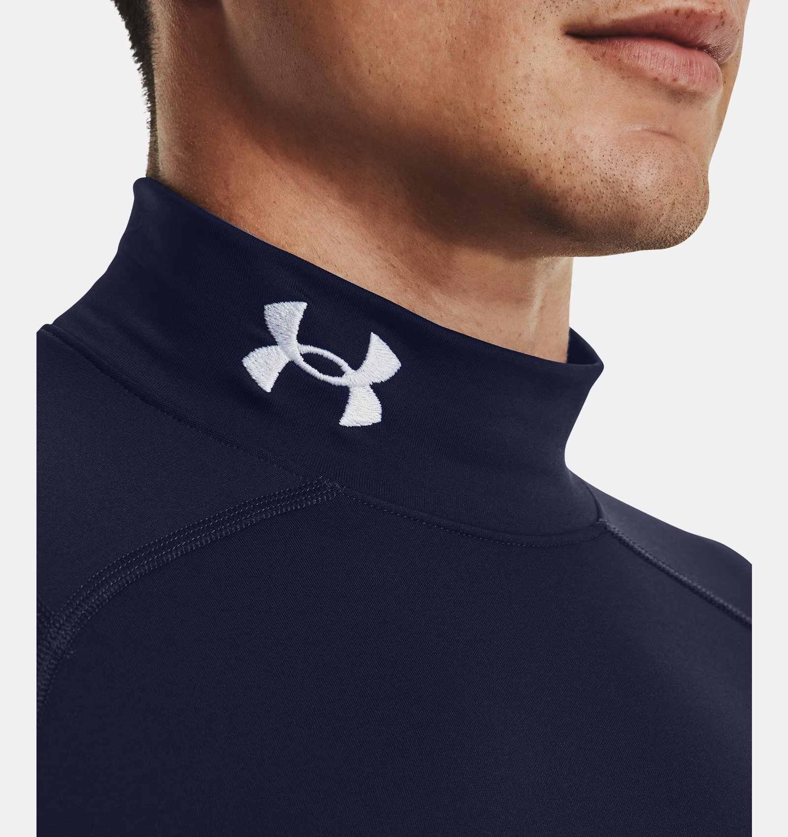 Under Armour ColdGear® Compression Mock pánský top, modrý
