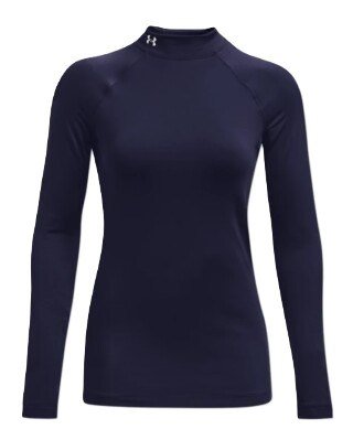 Under Armour Authentics Mockneck dámské thermo tričko, tmavě modré