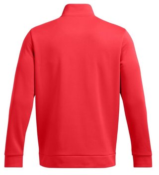Under Armour Fleece 1/4 zip pánská mikina, červená