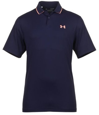 Under Armour Iso-Chill pánské polo, midnigt navy/flare orange