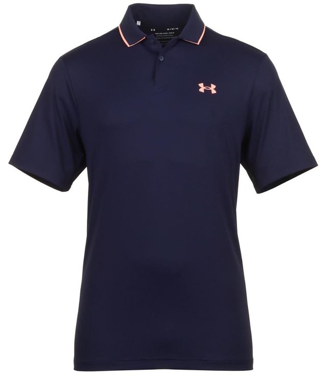 Under Armour Iso-Chill pánské polo, midnigt navy/flare orange
