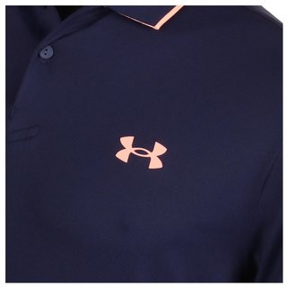 Under Armour Iso-Chill pánské polo, midnigt navy/flare orange