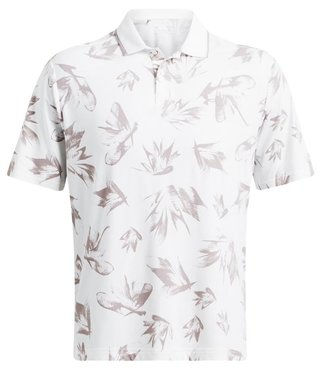 Under Armour Iso-Chill Edge pánské polo, white/tetra gray