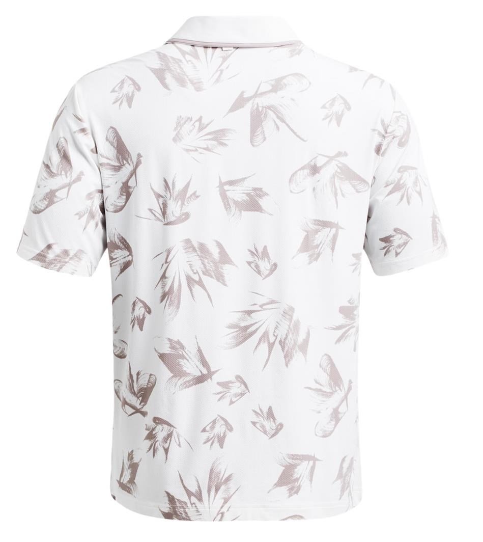 Under Armour Iso-Chill Edge pánské polo, white/tetra gray
