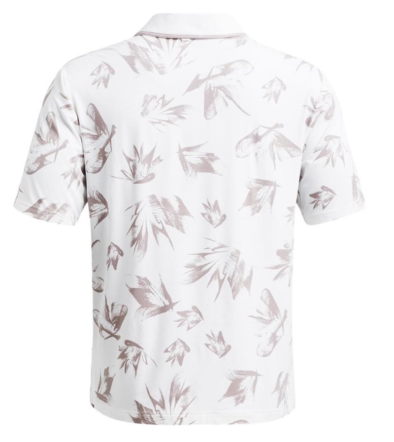 Under Armour Iso-Chill Edge pánské polo, white/tetra gray
