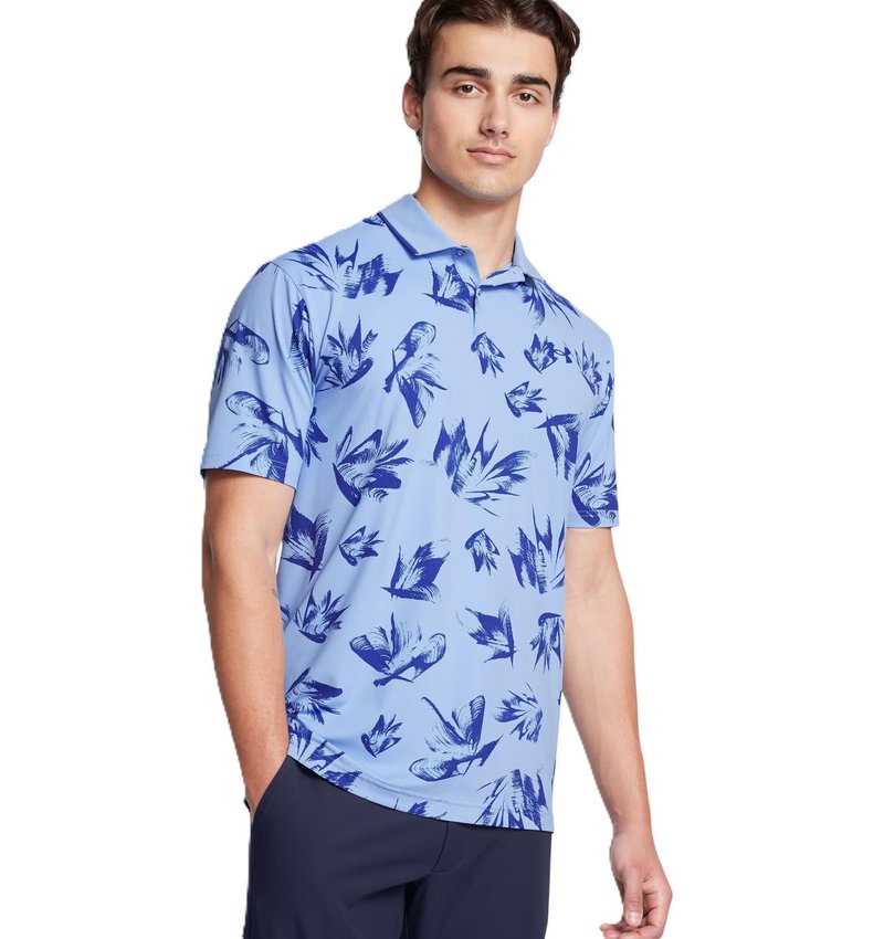 Under Armour Iso-Chill Edge pánské polo, horizon blue/tech blue
