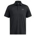 Under Armour Playoff 3.0 Printed pánské polo, black/anthracite/castlerock