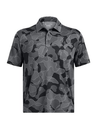 Under Armour Playoff 3.0 Printed pánské polo, černé