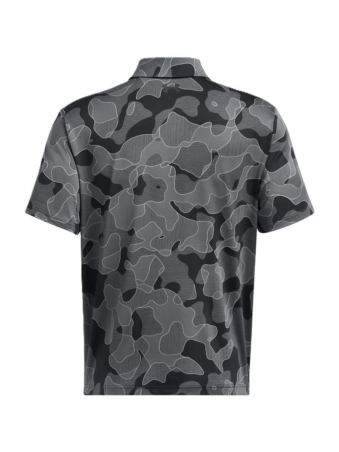 Under Armour Playoff 3.0 Printed pánské polo, černé