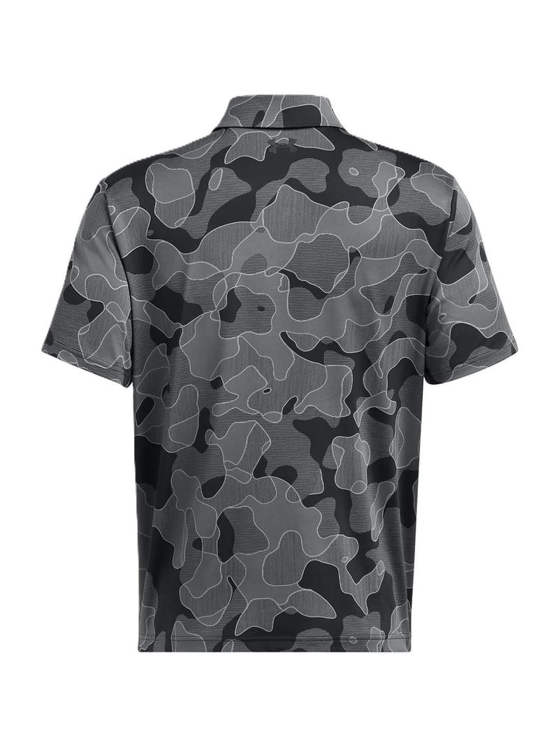 Under Armour Playoff 3.0 Printed pánské polo, černé