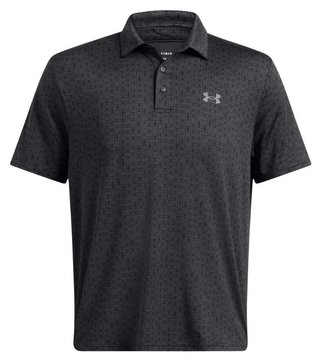 Under Armour Playoff 3.0 Printed pánské polo, anthracite/black/castlerock