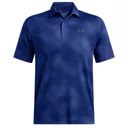 Under Armour Playoff 3.0 Printed pánské polo, modro/černé